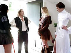 Grote kont, Grote mammen, Blond, Bruinharig, Groep, Hd