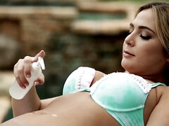 Tetas grandes, Bikini, Rubia, Morena, Lesbiana, Lamidas, Tetas naturales, Coño