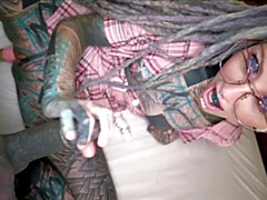 デカチン, デカパイ, フェラチオ, バック, エクストリーム, ピアス, ガリガリ, ティーン