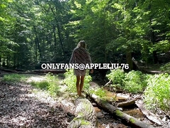 70 Asian Milf Gets Naked Fucks And Suck In The Woods Huge Facial Appleliu76