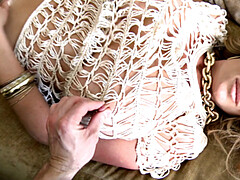 巨大, 熟年, 乳首, アウトドア, パンティ, オマンコ, 一人, オッパイの