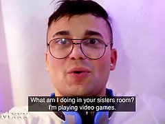 Grote mammen, Bruinharig, Oudere vrouw, Moeder die ik wil neuken, Moeder, Stiefmoeder, Kousen, Trio