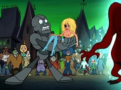 Grote kont, Grote mammen, Blond, Handbeurt, Hardcore, Lesbisch, Ruw, Tieten likken