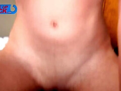 超カワイイ, 浴室, フェラチオ, 茶髪の, ホテル, シャワー, ガリガリ, 三人