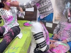 Aziatisch, Biseksueel, Man die toekijkt, Hondjeshouding, Harig, Kut duiken, Ruw, Maagd