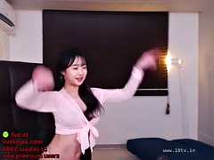 Amateur, Asiatique, Gros seins, Coréenne, Masturbation, Solo, Adolescente, Webcam