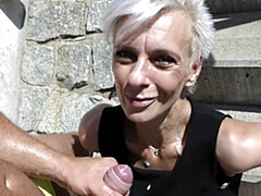 Blasen, Auto, Fetisch, Fingern, Hd, Im freien, Öffentlich, Hure