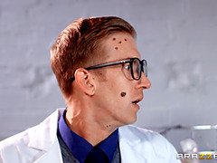 Prof. Heaven gets her huge ass drilled by a hung young stud in a hot, deep dp session