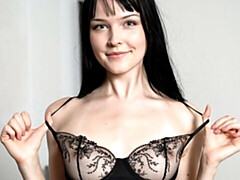 Enthousiasteling, Seksspeelgoed, Vingeren, Alleen, Strippen, Tiener, Tieten likken, Speelgoed