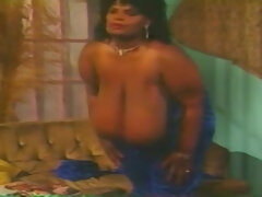 黒人, 巨乳な, ぽちゃ, デブ, 一人, オッパイの, おもちゃ, ヴィンテージ