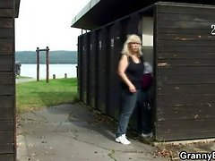 He bangs me right in the changing room