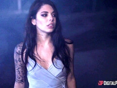 69, 黒人, ラティーナ, レズビアン, オマンコ, スパンキング, タトゥー, オッパイの