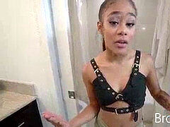 Ebony, teenager, big-tits