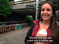 Belleza, Mamada, Morena, Pareja, Erótico, Europeo, Sexo duro, Público