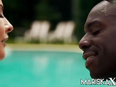 アスtoマウス, デカパイ, フェラチオ, ハードコア, 異人種間, 淫乱熟女, オマンコ, 現実