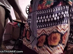 Indian chubby wife horny sextape