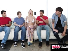 デカパイ, ブロンド, 顔射, フェティッシュ, 乱交, 毛深い, 手コキする, Hd