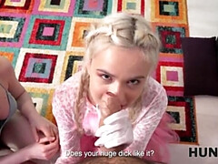 バイセクシャル, ブロンド, 浮気する, 彼女, ハードコア, ロシア人, 剃毛, オッパイの