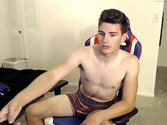 Liam Jacobs stretches his Cheeks