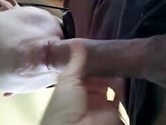 Amateur, Grosse bite, Sucer une bite, Voiture, Couple, Tir de sperme, Exhib, Public