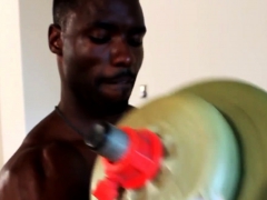 Schwarz, Schwul, Hd, Masturbation, Muskel