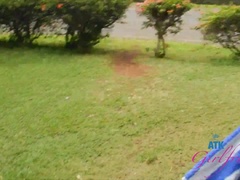 Morena, Semen en la boca, Novia, Aceite, Orgasmo, Al aire libre, Pov, Flaco