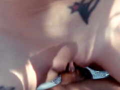 Cul, Blonde, Hd, Lait, Chatte, Chevaucher, Rasée, Mouillée