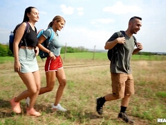 デカチン, 巨乳な, バック, 顔面騎乗, なめる, スパンキング, タトゥー, オッパイの