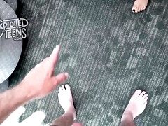 素人, 面接, イマラチオ, ハードコア, ピグテール, オマンコ, 剃毛, いじめ