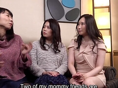 A couple of hot Asian MILFs are shown on camerae