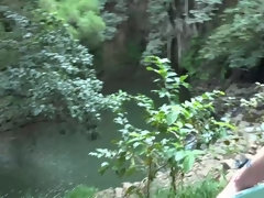 Strand, Blond, Sperma in mond, Vriendin, Klein, Kut duiken, Slapen, Tieten likken