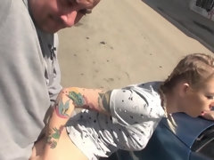 Hot looking girl tries out the life of prostitution.