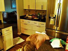 She Is Preparing Thanks Giving...: Big Tits, Big Ass  Amateur Porn