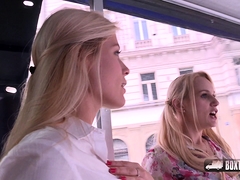 Sweet Cat and Angel Wicky public lesbian massage