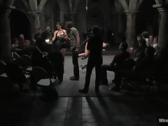 アナル, ブロンド, フェラチオ, ボンデージ, 苦痛, 奴隷, ヤリマン, スパンキング