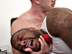 In den arsch, Hundestellung, Schwul, Behaart, Interrassisch, Öl, Hintern versohlen, Spanner