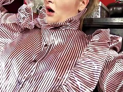 Classy lesbian babes orgy with piano teacher