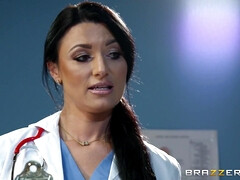 美女, デカ尻, デカチン, フェラチオ, 医者, 淫乱熟女, オマンコ