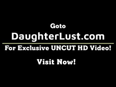 Stepdad and Friends Can't Resist Their Hot Stepdaughters' Bodies - Taboo Family Orgy