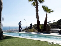 アジア人, お尻, 美女, フェラチオ, ハードコア, 母, オマンコ, オッパイの