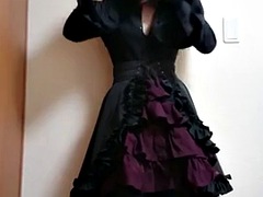 Leie, Asiatisch, Grosser schwanz, Crossdresser, Schwul, Masturbation