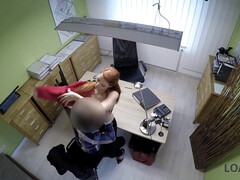 LOAN4K. Buxom redheaded mom has sex with a guy