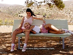 Küssen, Lesbisch, Lingerie, Masturbation, Muschi, Dürr, Jungendliche (18+), Titten