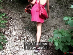 Cuarto de baño, Rubia, Novia, Lamidas, Tetas naturales, Al aire libre, Coño, Mojado