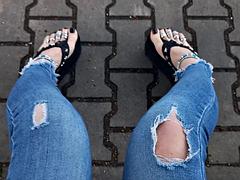 Pies, Hd, Tacones, Músculo, Al aire libre, Polaco, Pov, Público