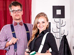 Amateur, Mamada, Estilo perrito, Tetas naturales, Coño, Secretaria, Flaco, Tetas