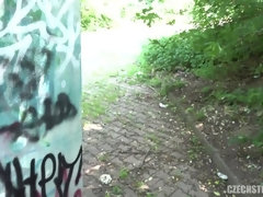 Tsjechisch, Hardcore, Rijpe lesbienne, Geld, Openbaar