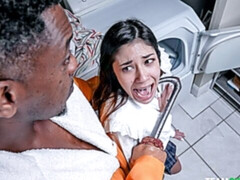 Grosser schwanz, Blasen, Braunhaarige, Hundestellung, Interrassisch, Dürr, Jungendliche (18+), Titten