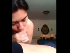 Amateur, Brunette brune, Tir de sperme, Faciale, Branlette thaïlandaise, Pov