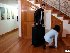 お尻, ベッドルーム, フェラチオ, ブーツ, ディルド, 黒人, ハードコア, ピアス